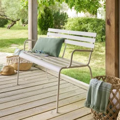 Banc de jardin GREENSBORO Argile