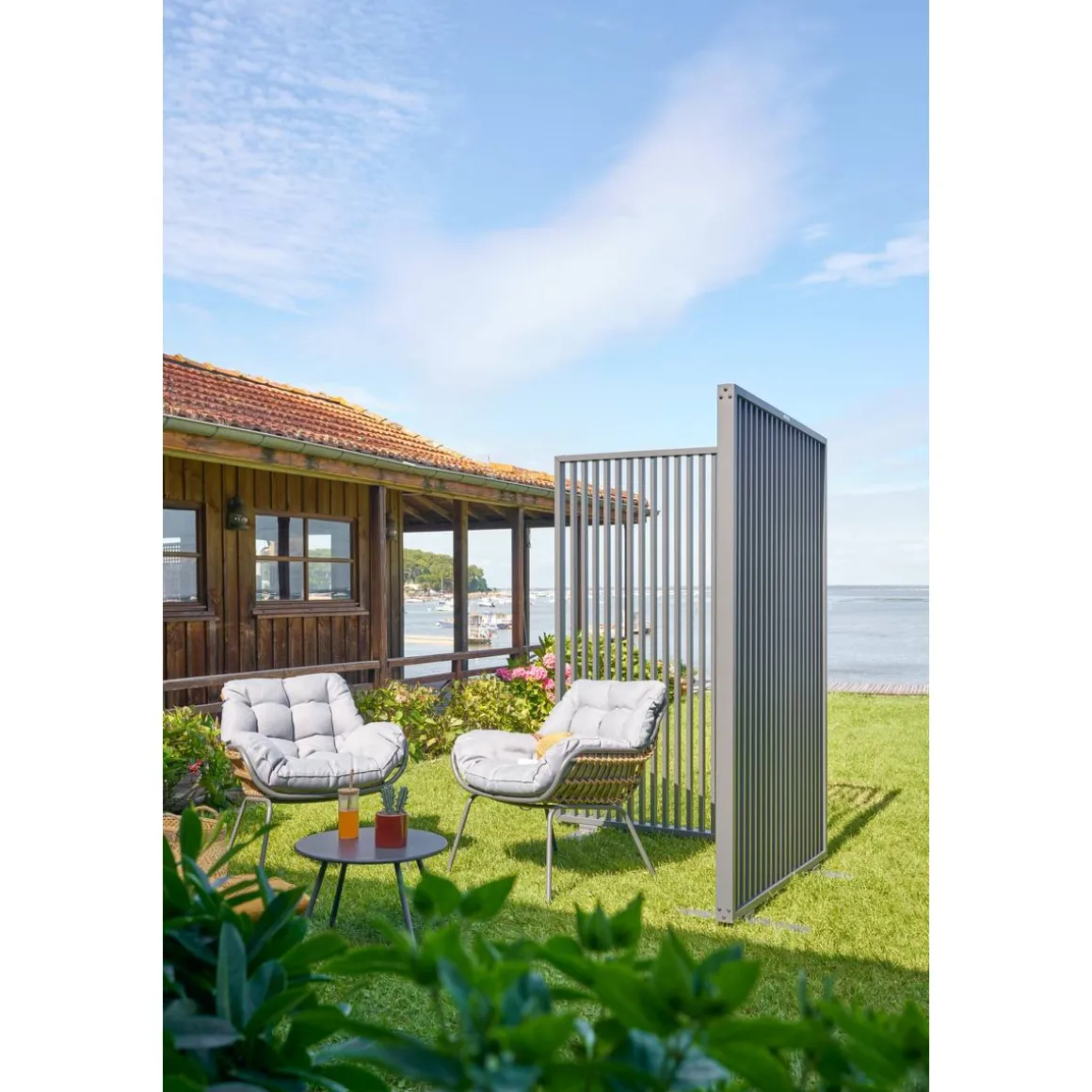 Brise-vue d'extérieur ZUPTA Graphite