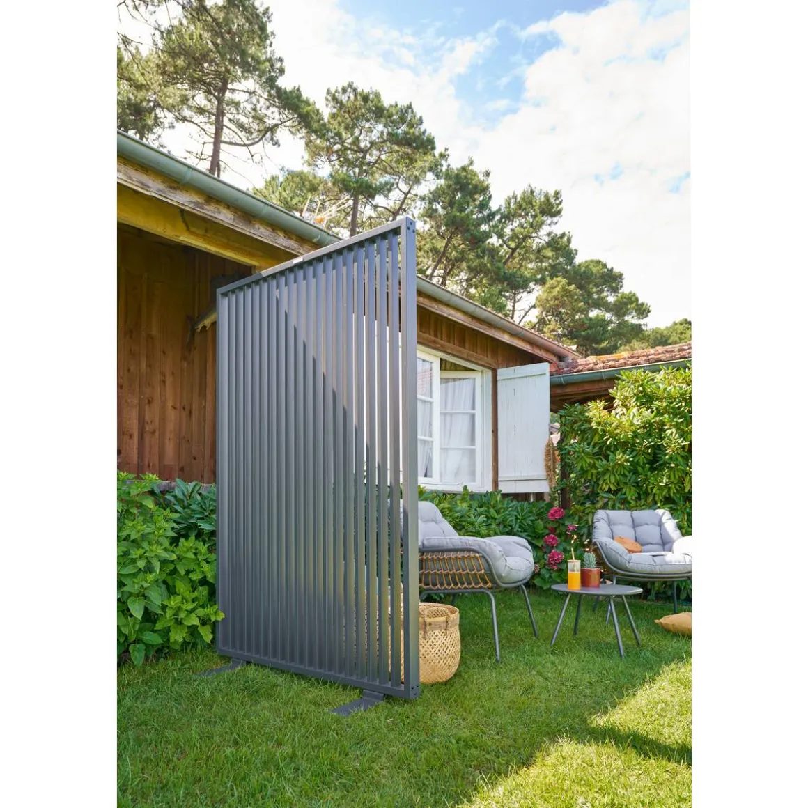 Brise-vue d'extérieur ZUPTA Graphite