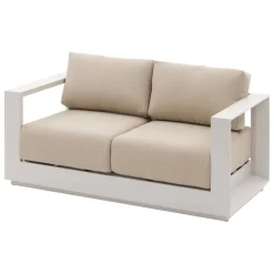 Canapé de jardin ALLURE Avoine / Beige Zébrano