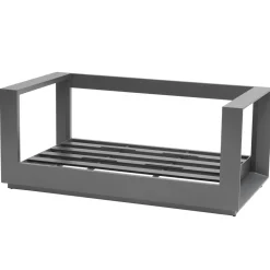 Canapé de jardin ALLURE Graphite & Gris zebrano