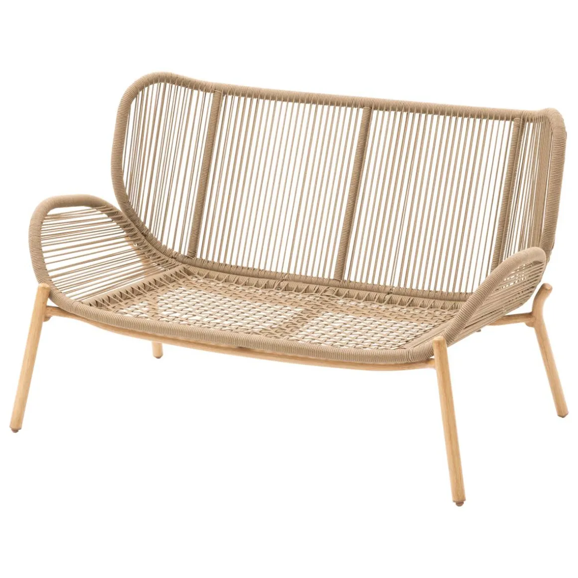 Canapé de jardin MELOANE Beige