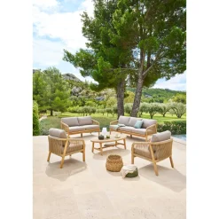 Canapé de jardin PAPOUASIE Acacia