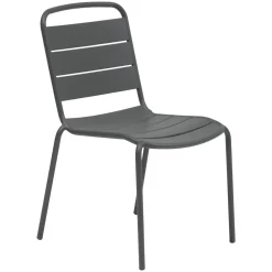 Chaise de jardin empilable ALEGORIA Graphite