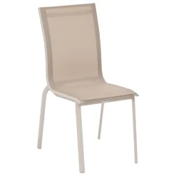 Chaise de jardin empilable AXANT Lin & Argile