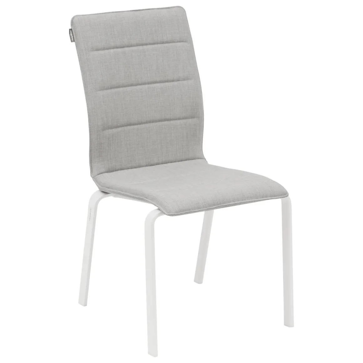 Chaise de jardin empilable DIESE Perle & Blanc