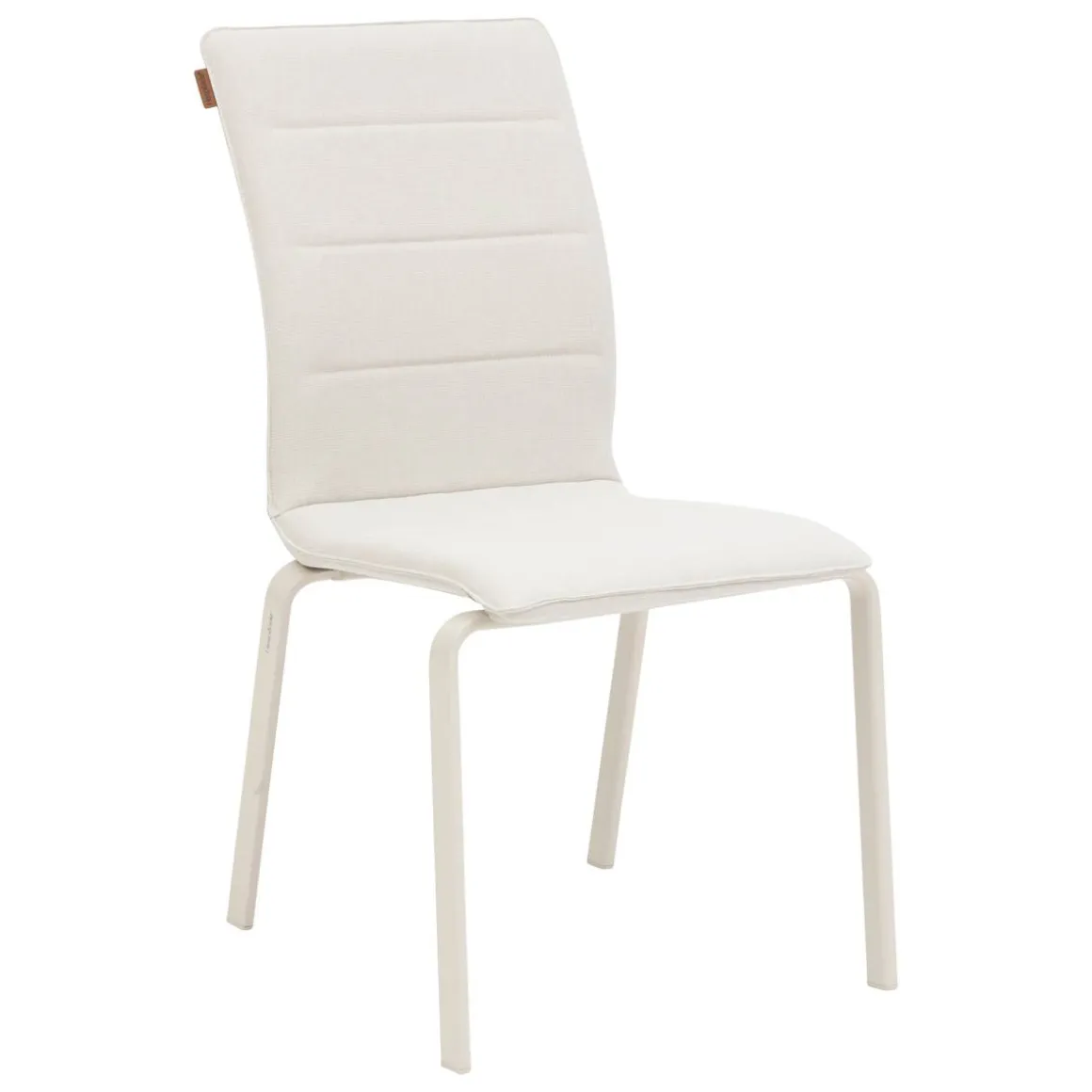 Chaise de jardin empilable DIESE Ivoire & Argile