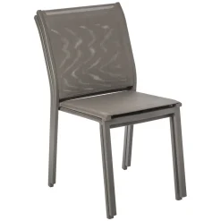 Chaise de jardin empilable ESSENTIA Wengé & Tonka