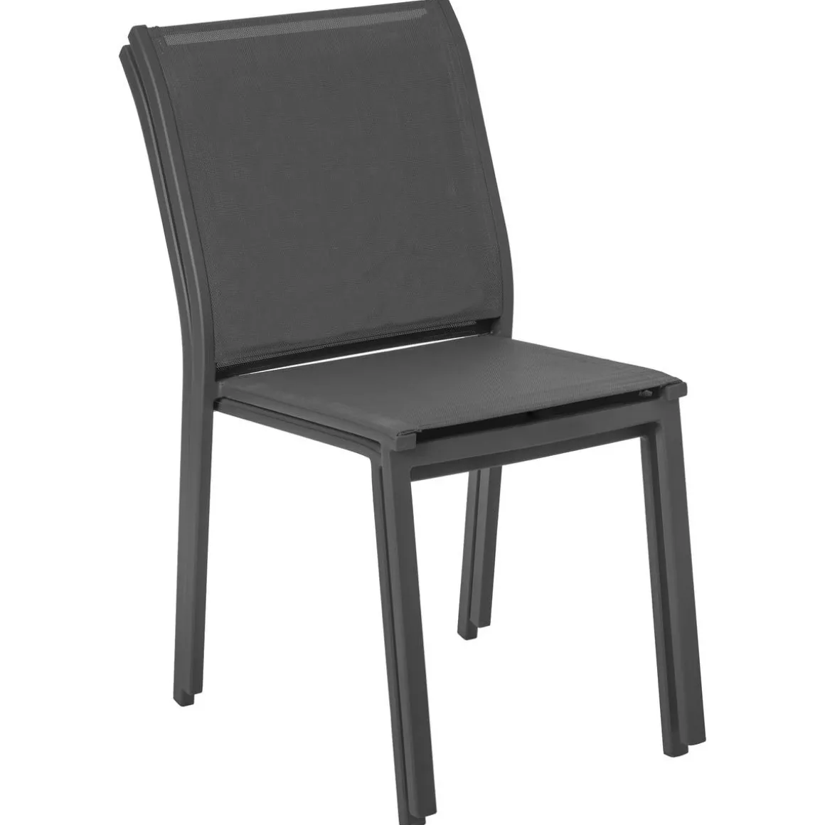 Chaise de jardin empilable ESSENTIA Anthracite & Graphite