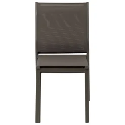 Chaise de jardin empilable ESSENTIA Wengé & Praliné