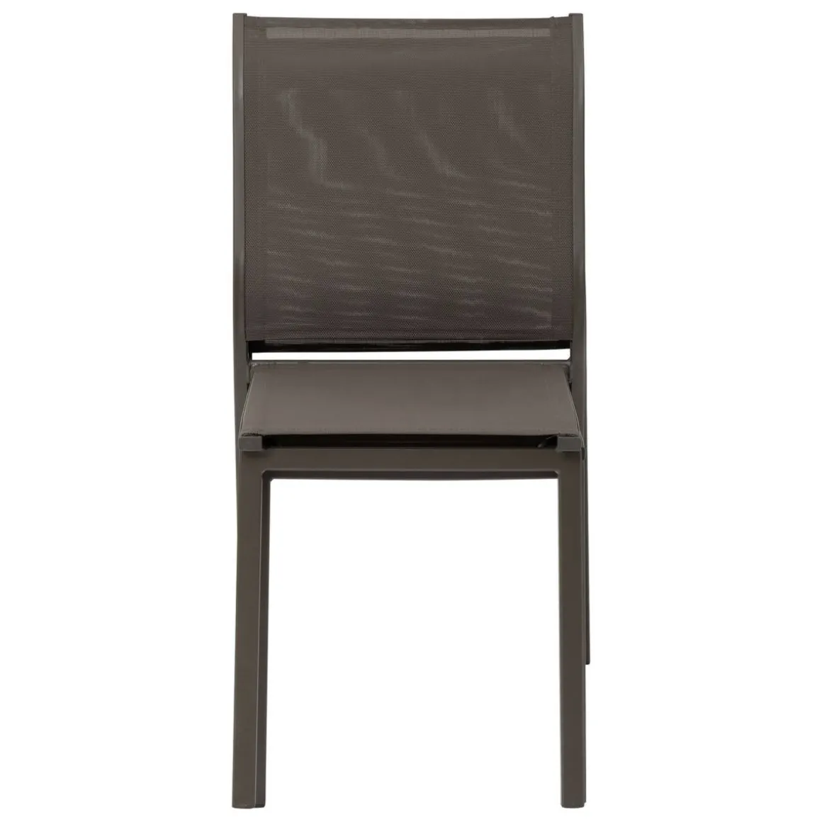 Chaise de jardin empilable ESSENTIA Wengé & Praliné