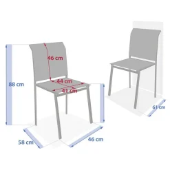 Chaise de jardin ESSENTIA Vert laurier
