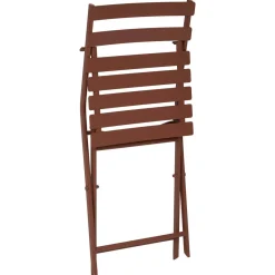 Chaise de jardin pliante GREENSBORO Acajou