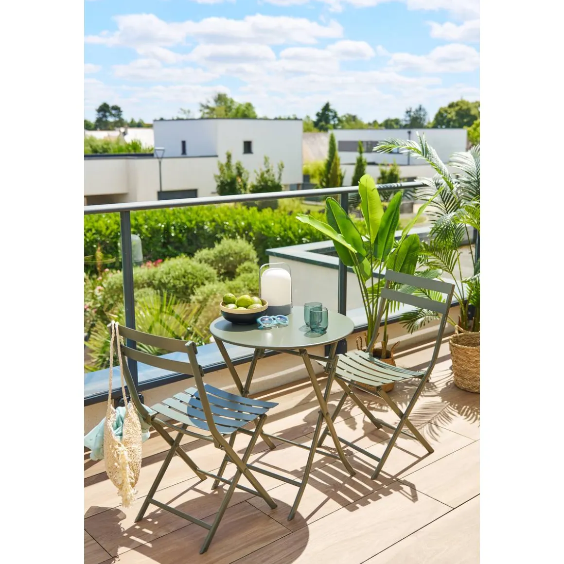 Chaise de jardin pliante GREENSBORO Vert laurier
