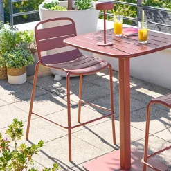 Chaise haute de jardin ALEGORIA Acajou