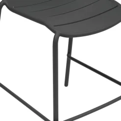Chaise haute de jardin ALEGORIA Graphite