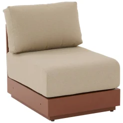 Chauffeuse de jardin ALLURE Beige / Acajou