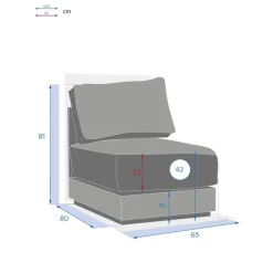 Chauffeuse de jardin ALLURE Graphite