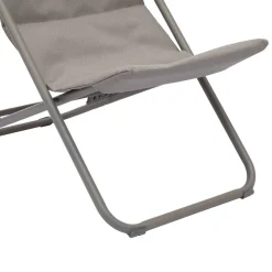 Chilienne de jardin empilable pliable MIRAEL Noisette / Café