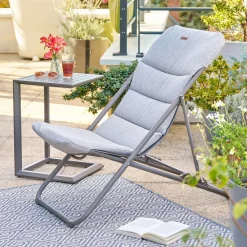 Chilienne de jardin pliable NILLIA Noisette / Café