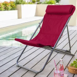 Chilienne de jardin pliante JUBBA Grenade & Graphite
