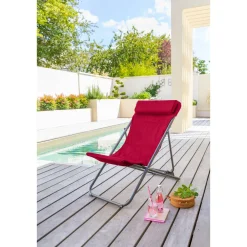 Chilienne de jardin pliante JUBBA Grenade & Graphite