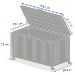Coffre de rangement EDENIO Argile