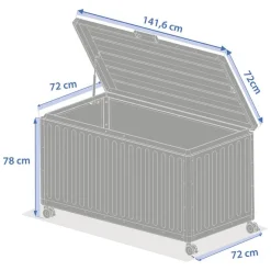 Coffre de rangement EDENIO Argile
