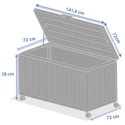 Coffre de rangement EDENIO Argile