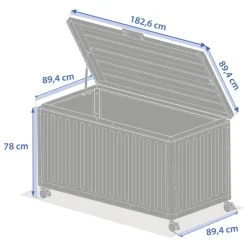 Coffre de rangement EDENIO Graphite