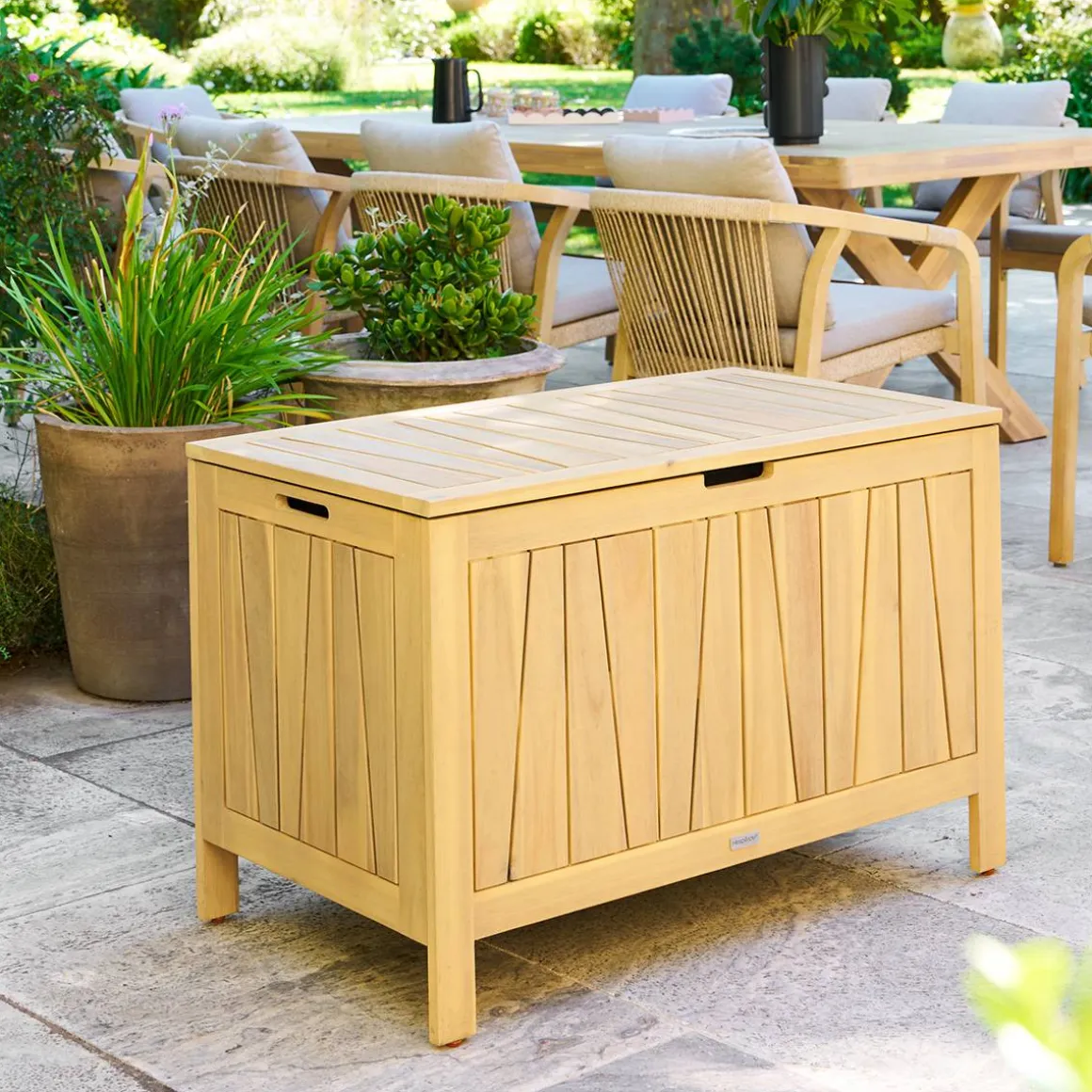 Coffre de rangement LODGIA Beige
