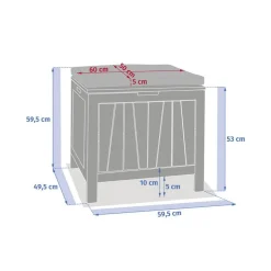 Coffre de rangement LODGIA Beige