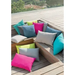 Coussin déco d'extérieur KORAI Taupe
