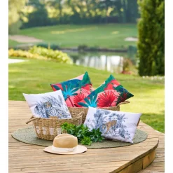 Coussin déco d'extérieur MAORIA motif Jungle