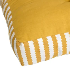 Coussin de sol d'extérieur rectangulaire POOLSIDE Jaune
