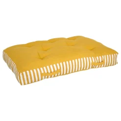 Coussin de sol d'extérieur rectangulaire POOLSIDE Jaune