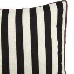 Coussin d'extérieur carré THE PALM RESORT Noir & Blanc