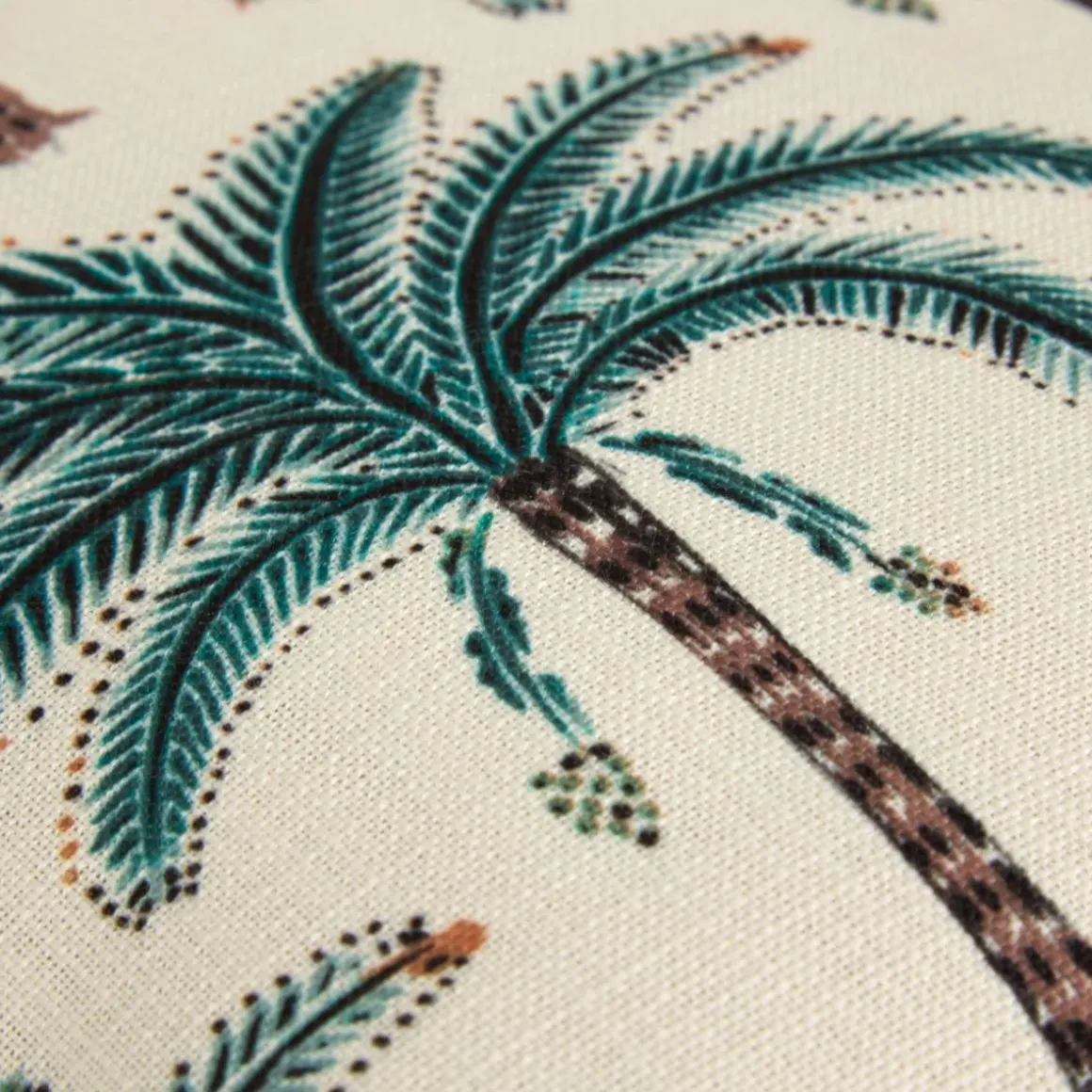 Coussin d'extérieur carré THE PALM RESORT Blanc Chaud