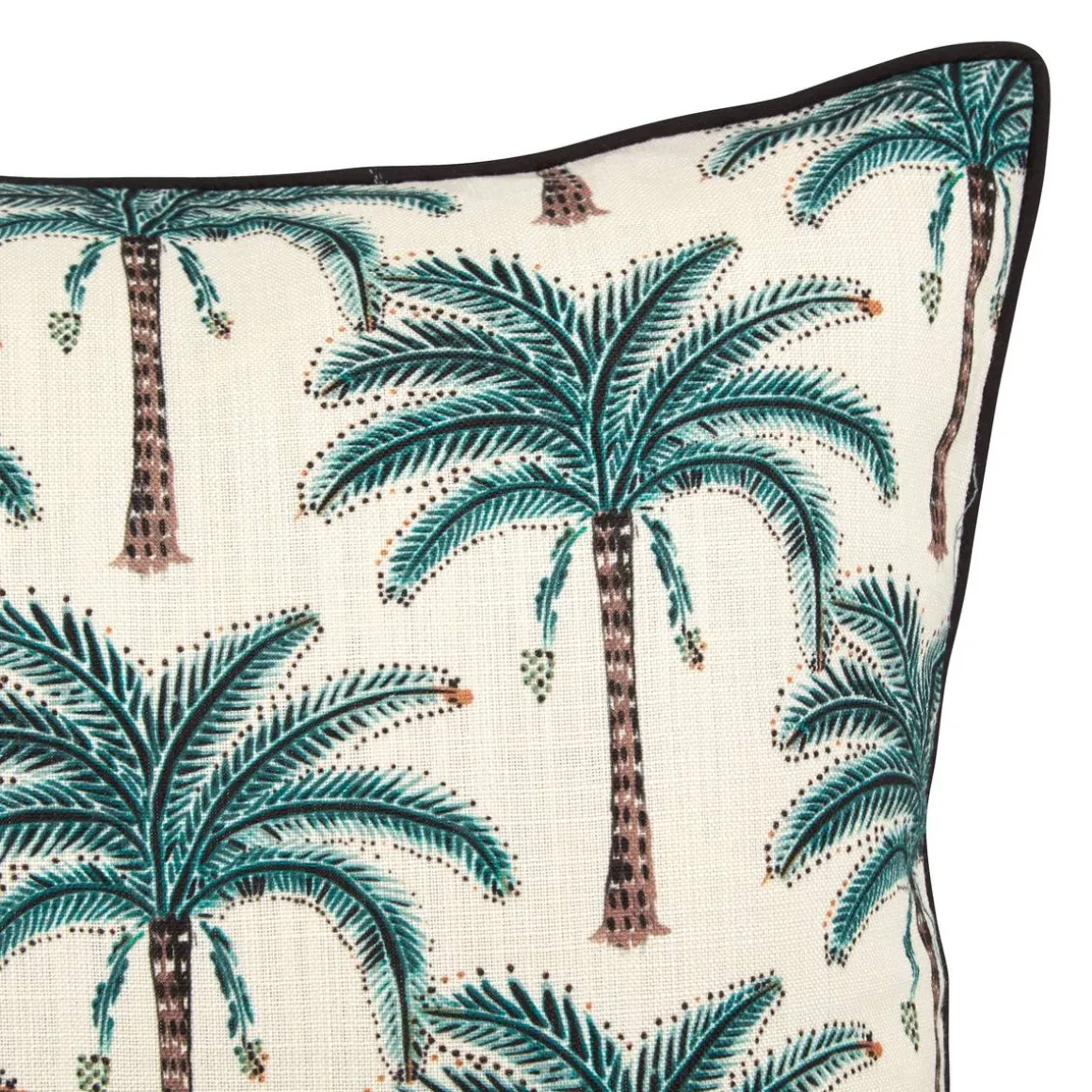 Coussin d'extérieur carré THE PALM RESORT Blanc Chaud