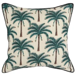 Coussin d'extérieur carré THE PALM RESORT Blanc Chaud