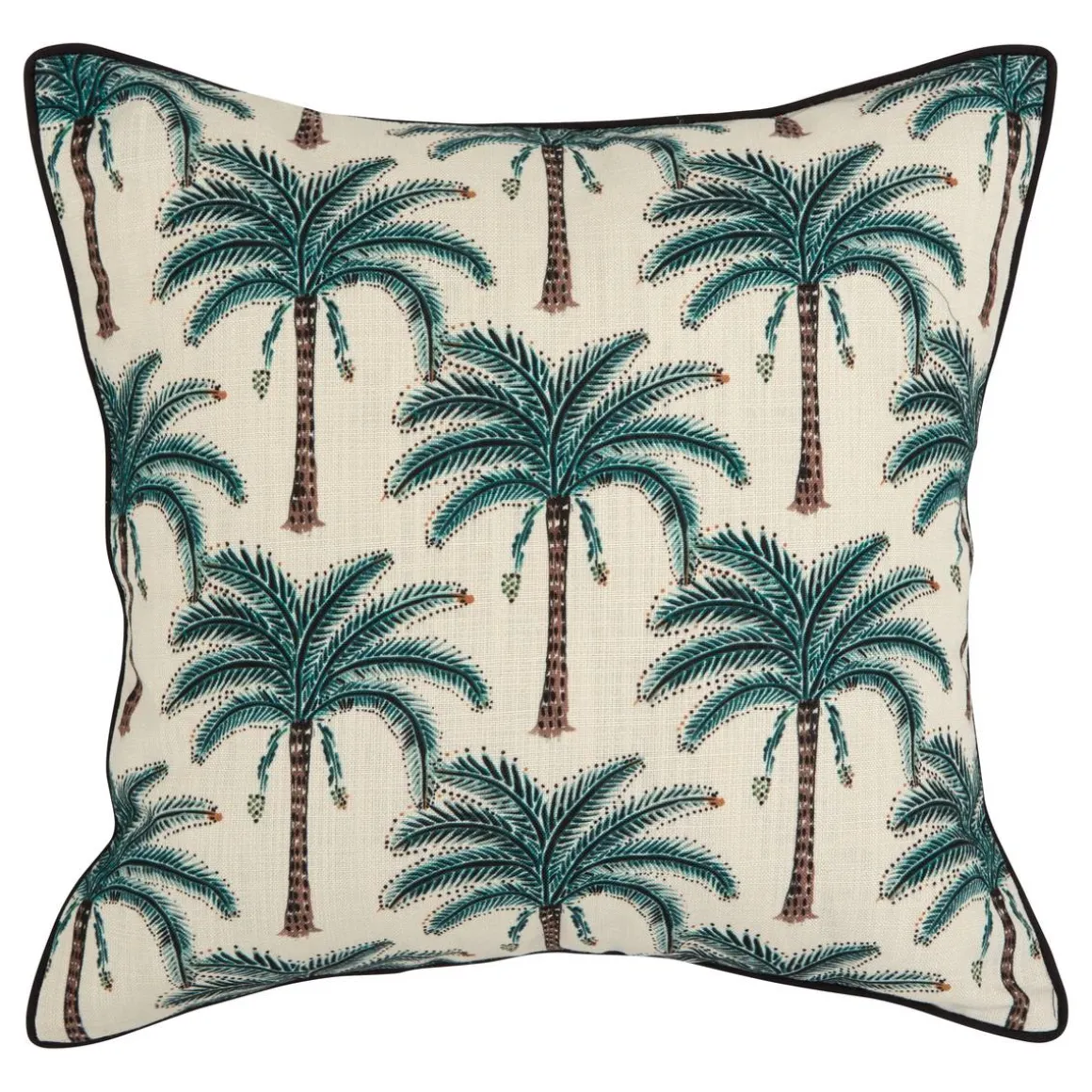 Coussin d'extérieur carré THE PALM RESORT Blanc Chaud