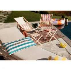 Coussin d'extérieur rectangulaire POOLSIDE Terracotta