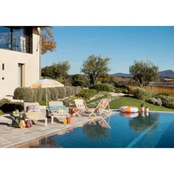 Coussin d'extérieur rectangulaire POOLSIDE Terracotta