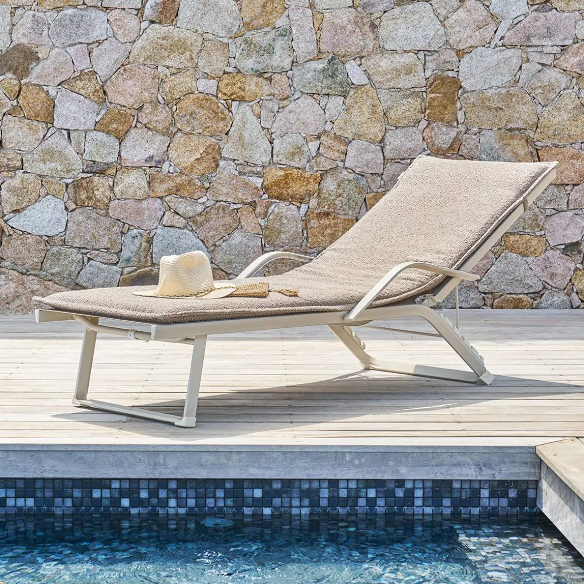 Coussin pour transat SOLFIA Café