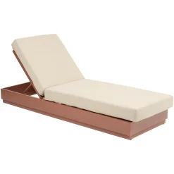 Ensemble lit piscine ALLURE + table d’appoint VENUZIA Acajou