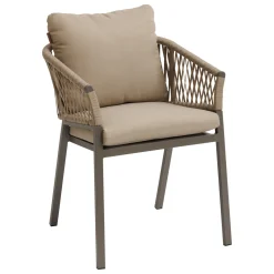 Ensemble table de jardin DEONA + 8 fauteuils ORIENGO Acacia