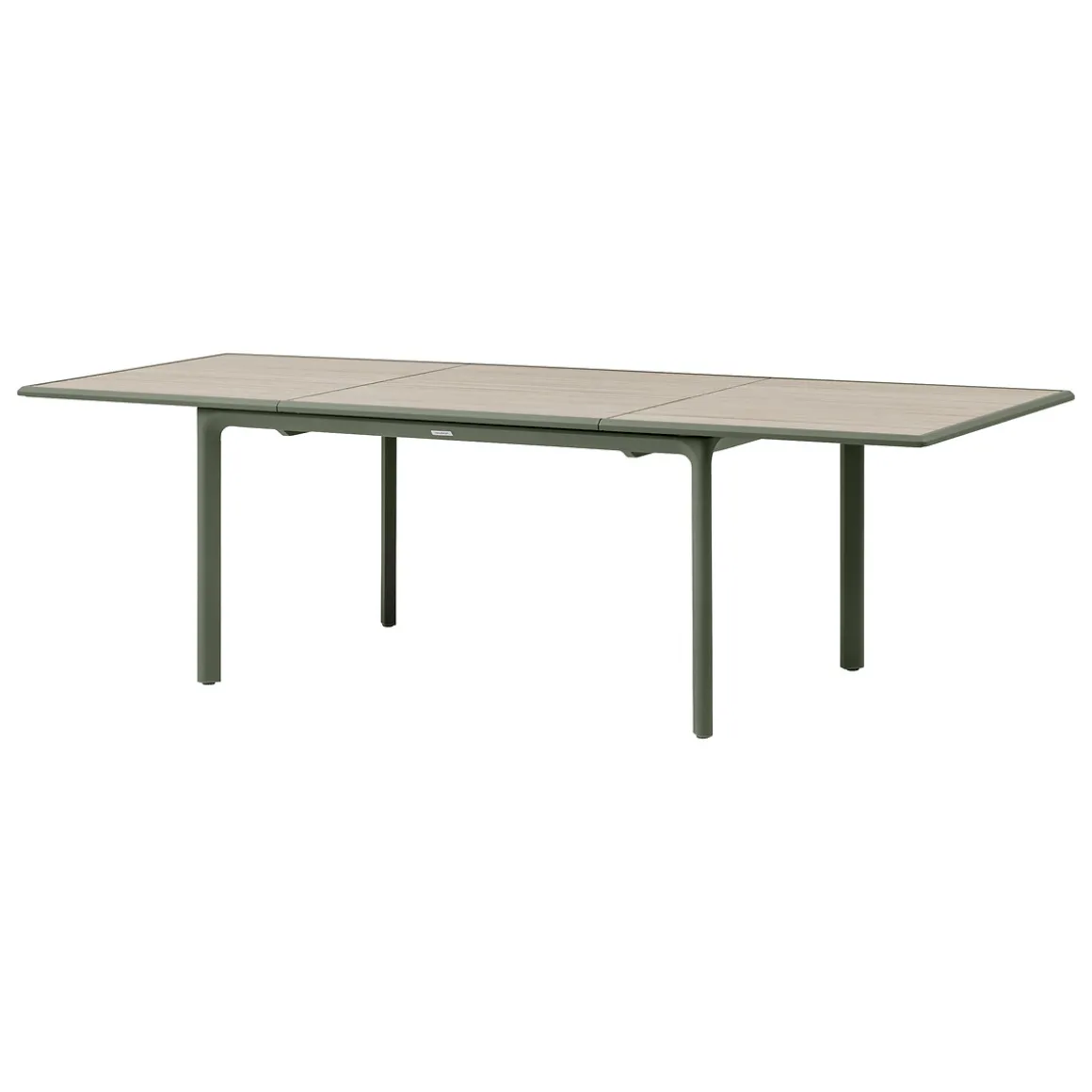 Ensemble table de jardin DILORS + 10 fauteuils empilables ESSENTIA Lin & Laurier