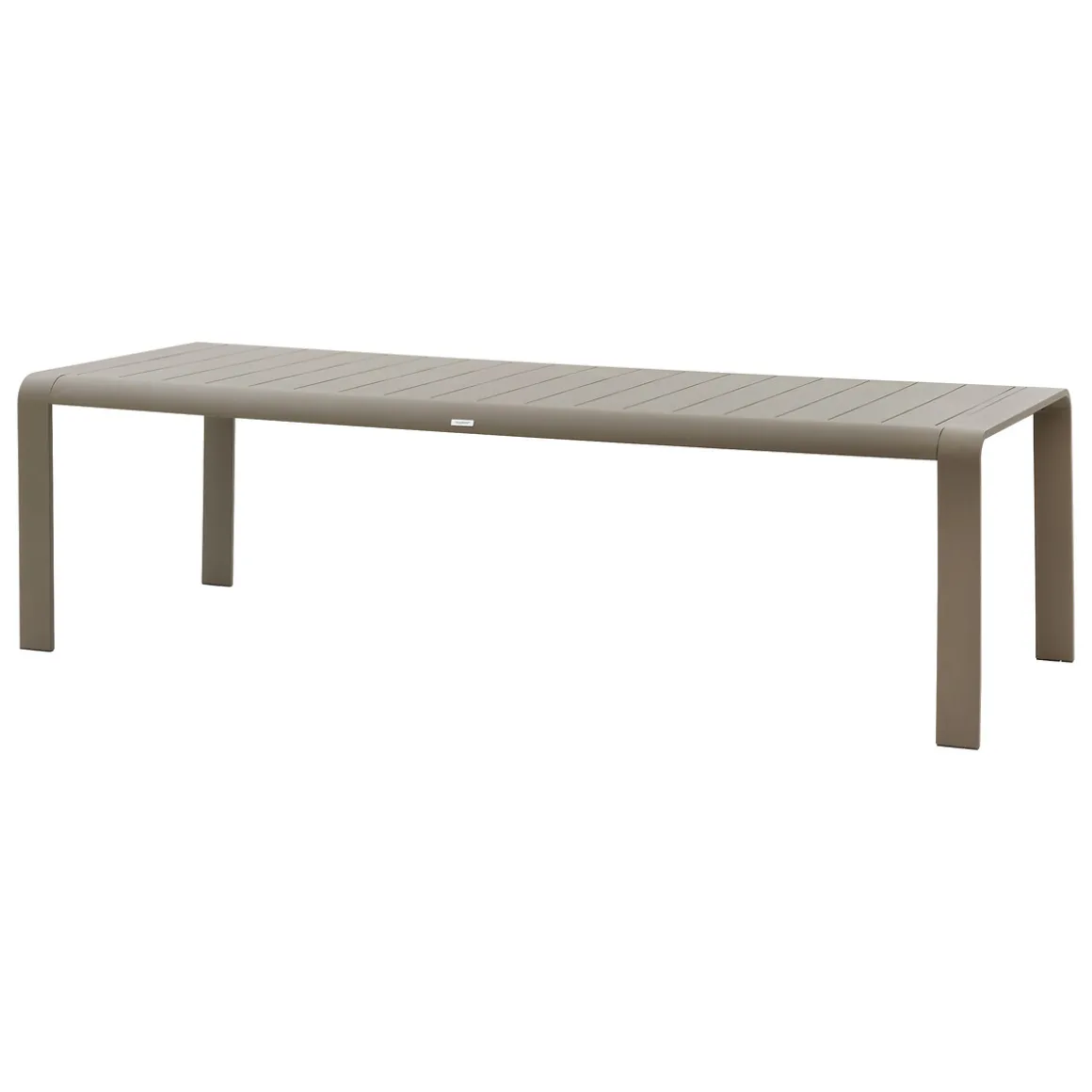 Ensemble table de jardin DOMILLY + 10 fauteuils empilables RIU Café