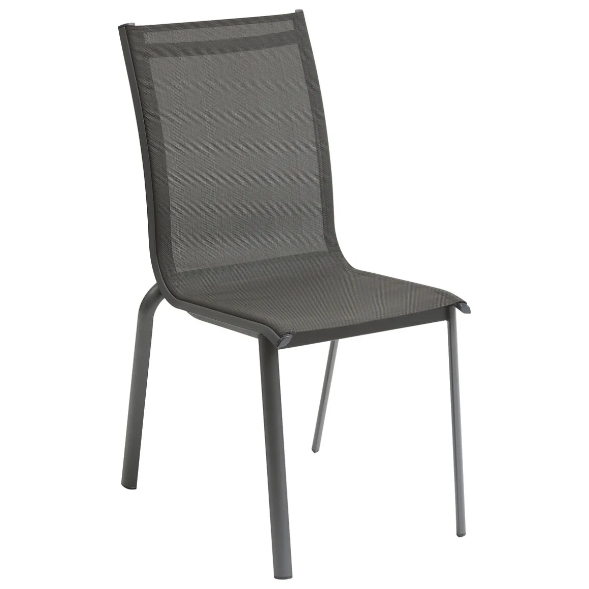 Ensemble table de jardin extensible FOLYA + 4 chaises AXANT Graphite