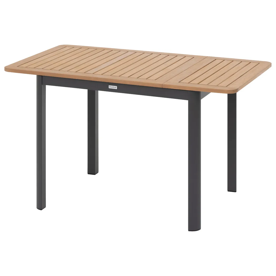 Ensemble table de jardin extensible FOLYA + 4 chaises AXANT Graphite